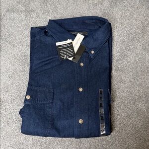 Croft & Barrow Navy Denim Shirt